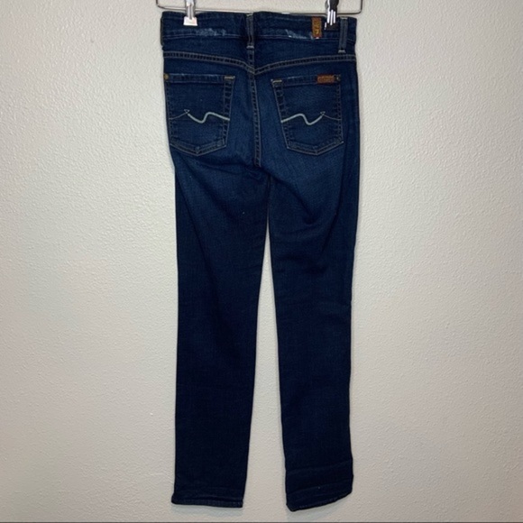 7 for all mankind Kimmie Straight Leg Jeans Size 25 - Picture 6 of 9